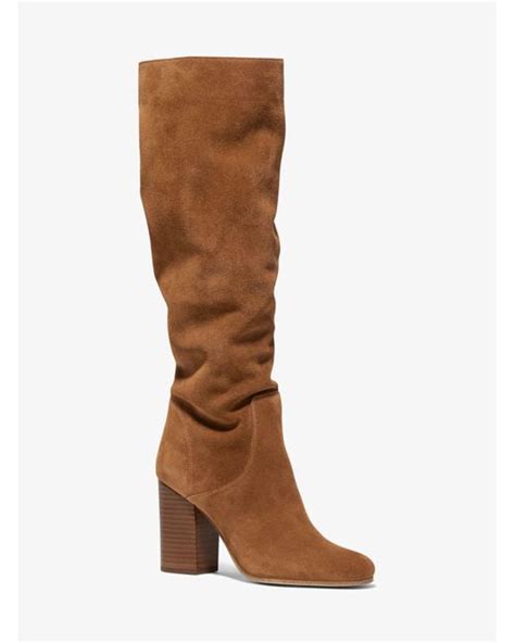 leigh suede boot michael kors|Leigh Suede Boot .